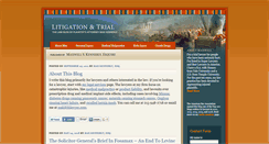 Desktop Screenshot of litigationandtrial.com